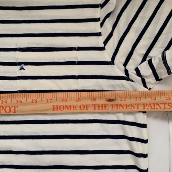 Tailor Vintage Cotton Blend Short Sleeve Striped Polo Men’s Shirt Size XL - Picture 4 of 9